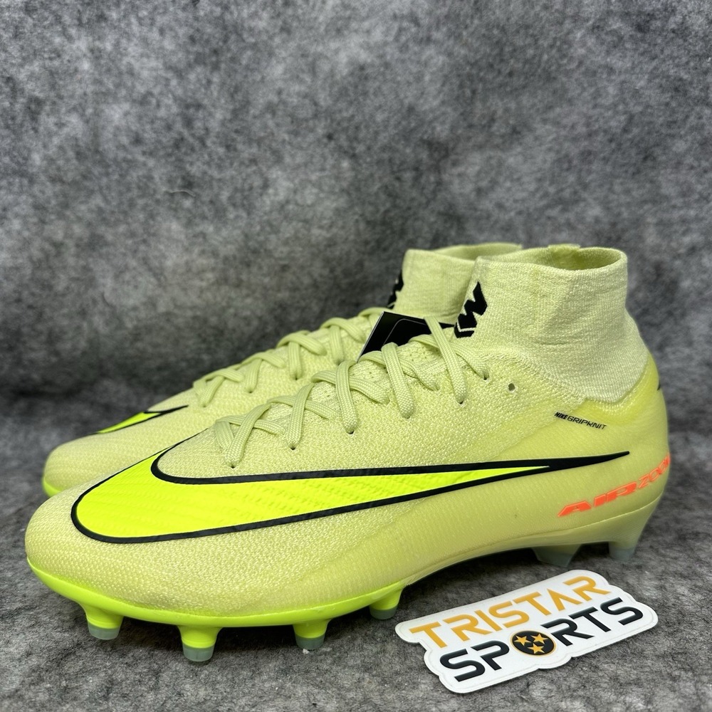 Nike Mercurial Superfly 10 Elite AG Soccer Cleats Mens Sz 6.5 Limelight Crimson
